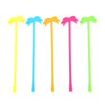 thumbnail image 2 of 25pcs Colorful Cocktail Stirring Sticks Coconut Tree Long Handle Picks Swizzle Stick for Juice Wine Milk (Mixed Colors), 2 of 7