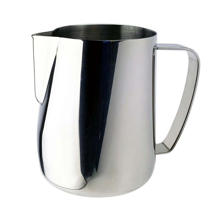 Stainless Steel Coffee Pitcher Cup, Pull Flower Cup With Scale