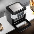 thumbnail image 5 of Horno freidora de aire grande de 20 cuartos, combo de freidora de aire 10 en 1 con ventana para la familia, horno tostador freidora de aire con rejillas para asador y libro de cocina, certificado ETL, 5 of 5