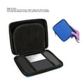 thumbnail image 4 of Carrying Case for 2DS, Protective Hard Shell Portable Travel Bag with 8 Game Card Slots and Inner Pocket,  Pouch for Console, Cables, Accessories, 4 of 7