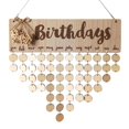 thumbnail image 2 of Tablero de recordatorio de días especiales de cumpleaños, decoración colgante para el hogar, calendario de madera, letrero, planificador, adorno colgante, bricolaje, 2 of 4