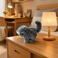 thumbnail image 4 of Electric Interactive Squirrel Plush Toy ,Plush Interactive Companion Animal Toys with Walking,Barking,Tail Wagging, Realistic Squrrile Stuffed Animal Cute Squirrel Plush Toy, 4 of 6