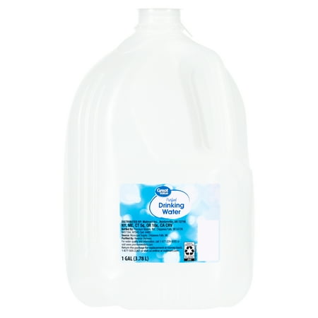 Great Value Purified Drinking Water, 1 Gallon Jug