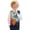 Colorful Cosmic Nebula Patterns, variant on Uourmeti Cosmic Nebula Theme Polyester Formal Suit Vest Skin-Friendly Soft Boys V-Neck Button Vest for Teen