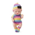 thumbnail image 2 of 10CM Realistic Elastomer Baby Doll, Soft Weighted Body for Kids, Lifelike Anatomical Details, Stress Relief Toy, Easy-Care Pretend Play Gift, 2 of 6