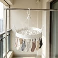 thumbnail image 4 of Btomtd Sock Drying Rack And Household Multi-functional Hanger And Balcony Windproof And Thickened Drying Rack With Multiple Clips, 4 of 6