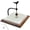 Bird-Shaped Handle, variant on AEVXKHI Wooden Napkin Holder for Table, Napkin Holders for Paper Napkin, Wooden Flat Napkin Holder with Bird-shaped Handle, Cocktail Paper Hand Towel Stand Napkin Dispenser with Weighted Arm