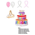 thumbnail image 3 of Set De 42pz De Globos Metalicos Para Cumpleaños Happy Birthday Love Amor, 3 of 13