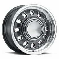 Legendary Wheels 12 Slot - 15 x 7 in. - 5 x 4.5 - 3.75 bs - Charcoal