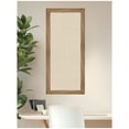 thumbnail image 3 of Kate and Laurel Framed Fabric Pinboard 20 x 44, Neutral Weave Printed Linen Rustic Farmhouse Bulletin Board for Use as a Vision Board or Wall Organization, Owl Brown Narrow Frame, 3 of 8