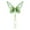 Green, variant on ​​GiLiling Colorful Butterfly Wing Decor - Floral Leaf Vine Accent Wearable Halloween Accessory for Festive Outfits and Garden Displays Seasonal Fashion Statement​​
