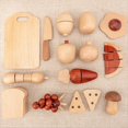 thumbnail image 4 of Cocción de Frutas y Verduras de Madera Natural, Color Simulado, Concienciación Sobre la Cocina de Jardín de Infantes, Regalo para Niños, 4 of 5