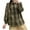 Green, variant on Sevevn Long Sleeve Tops for Women Womens Checkered Loose Long Sleeved Shirt With Long Sleeves And A Lapel Shirt Rollbacks