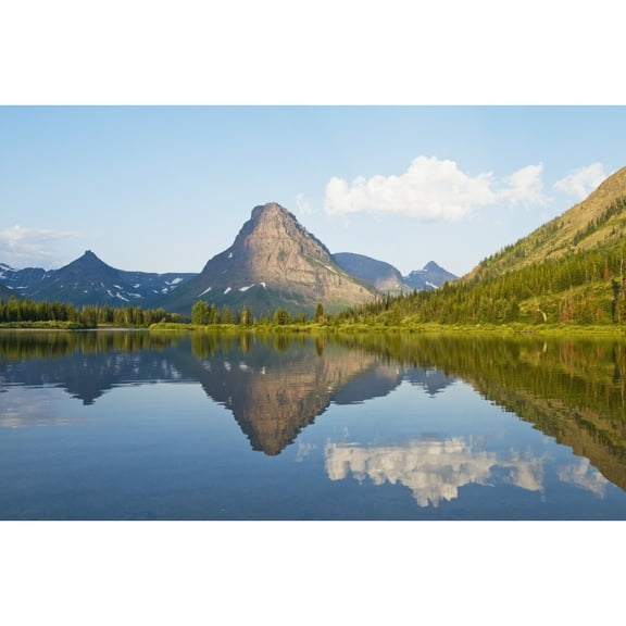 Posterazzi DPI1867365LARGE Two Medicine Lake Glacier National Park Montana United States of America Poster Print, 38 x 24