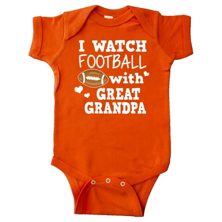 

Inktastic I Watch Football with My Great Grandpa Gift Baby Boy Bodysuit