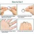 thumbnail image 4 of 8 Sizes Silicone Invisible Clear Ring Size Adjuster Resizer Loose Rings Reducer Ring Sizer Fit Any Rings Jewelry Tools, 4 of 5