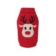 thumbnail image 1 of xiaxaixu Pet Christmas Sweater, Elk Printed Pattern Knitwear for Dogs/ Cats, 1 of 8