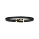 thumbnail image 1 of Cinturón delgado de PU de cuero para mujeres INSPIRE CHIC, cinturones de cintura delgada con hebilla de metal dorado en negro, 1 of 6
