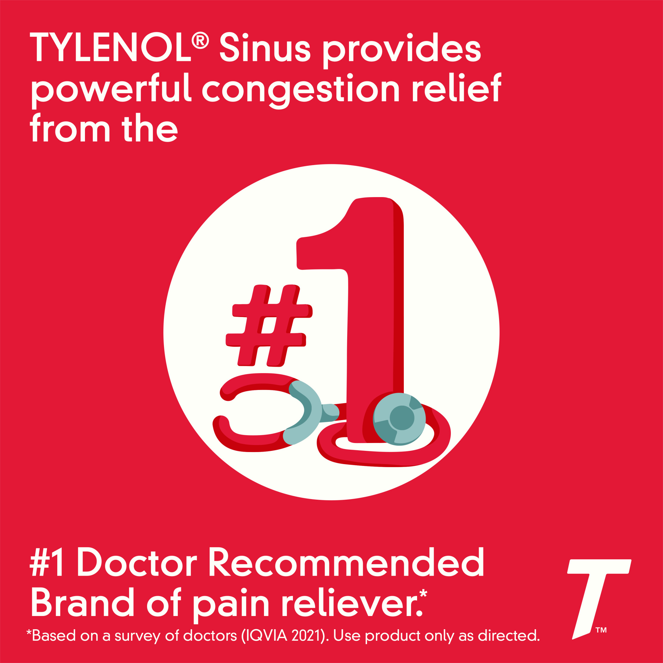 Tylenol Sinus + Headache Non-Drowsy Daytime Caplets, 24 Ct - image 3 of 17