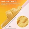 thumbnail image 4 of Zapatillas resbaladizas de verano para mujer, ropa interior y exterior, sandalias gruesas de fondo para parejas, hogar, baño, arrastre, sandalias EVA Wmkox8yii ytu9928, 4 of 9