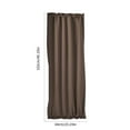 thumbnail image 3 of Ycandiee Curtain,Front Door Curtain ,Linen Sheer Door Curtain Panels ,Thermal Insulated Rod Pocket Blackout Door Curtains Privacy Side Door Window Curtains,Adjustable ,for Sliding Glass Door, 3 of 8
