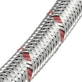 thumbnail image 4 of Conector de línea de suministro de grifo Uxcell de 32", G3/8 hembra x M10 macho, manguera de suministro de agua trenzada de acero inoxidable 304, paquete de 4, 4 of 7