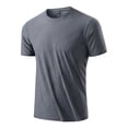 thumbnail image 3 of Men’s Active Quick Dry Crew Neck T Shirts | Athletic Running Gym Workout Short Sleeve Tee Tops, 3 of 4