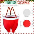 thumbnail image 1 of Santa Claus Party Game Pants, Interactive Snowball Toss Game for Family, Christmas Holiday Multiplayer Activity, Foldable and Portable Fun for Gatherings, 1 of 3