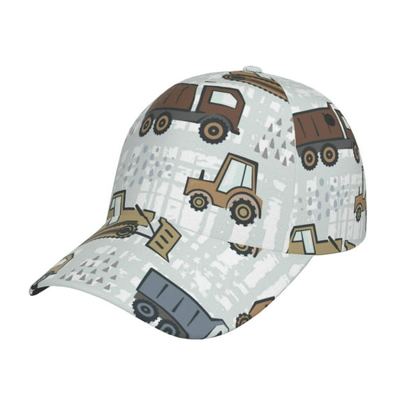 Haiem Tractor and Dumper Baseball Cap Dad Hat Cotton Soft Adjustable Fashion Hats for Men Women Unisex Style Headwear