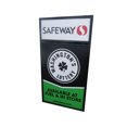 thumbnail image 5 of FixtureDisplays®Single Sided Aluminum Snap Frame Bollard Wall Hanging Marketing Frame 12094, 5 of 5