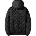 thumbnail image 6 of Men's Winter Sherpa Lined Hooded Jacket, Heavyweight Fleece Full Zip Coat, Windproof Thermal Outerwear for Cold Weather, 6 of 9
