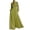 Green, variant on Plus Size Summer Solid-Color Long-Sleeve A-Line Maxi Dress Fall Red S