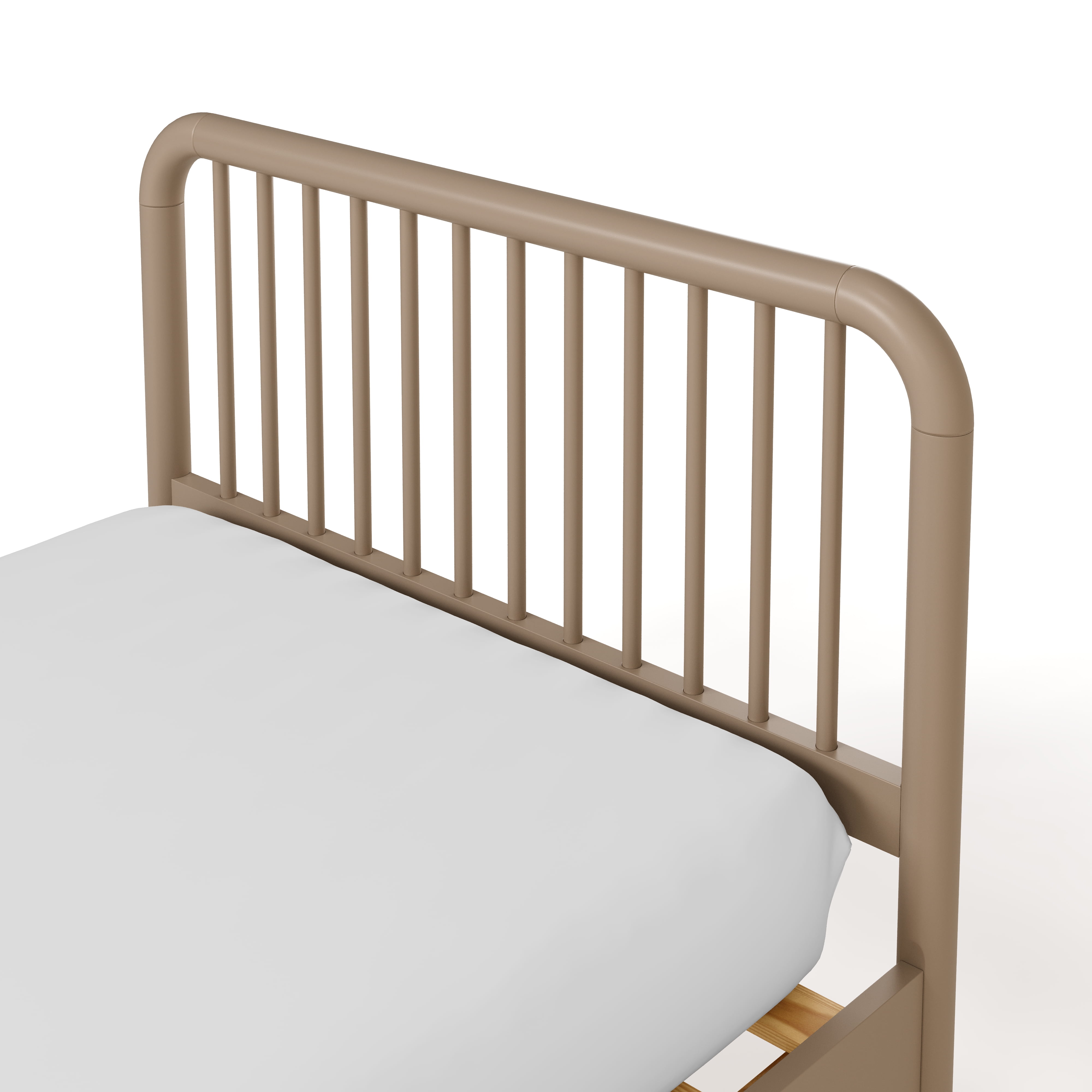 Storkcraft Porto Twin Bed, Taupe