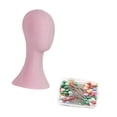 thumbnail image 4 of lionlar Hat Display Head Hat Rack Mannequin Head for Making Beauty Salon Styling pink, 4 of 9