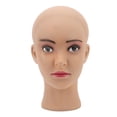 thumbnail image 2 of Manikin Head, PVC prosthetic Head Pin Insertable Robust Multifunctional  for Beauty Makeup, 2 of 7