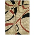 thumbnail image 2 of United Weavers Charlize Avery Geometric Cream Woven Polypropylene Area Rug or Runner, 2 of 2