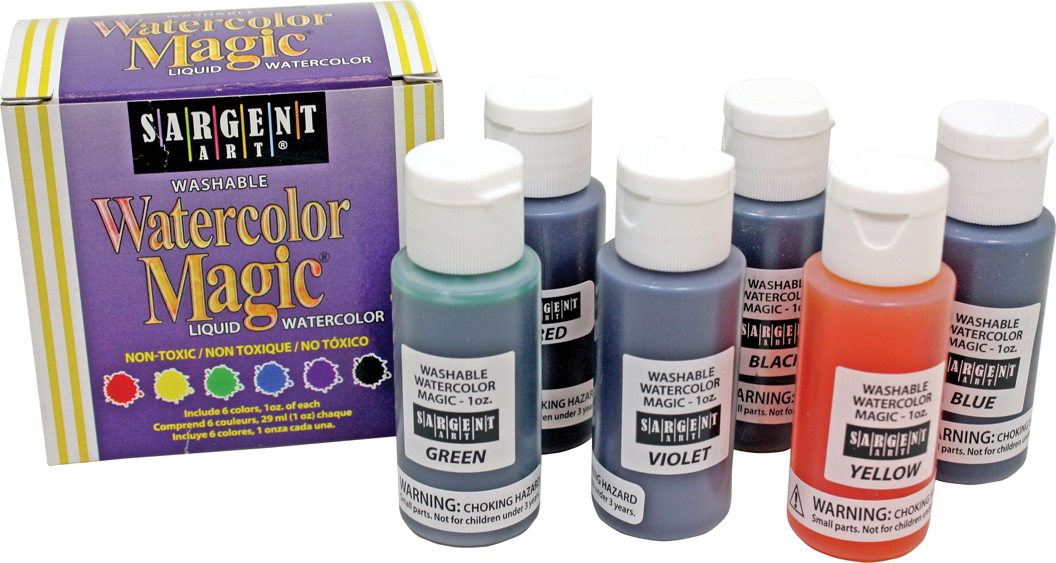 Sargent Art Watercolor Magic Kit, 6-Count (22-6022) - Walmart.com