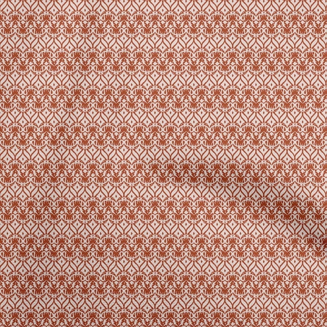 oneOone Rayon Maroon Fabric Asian Ikat Sewing Craft Projects Fabric Prints By Yard 56 Inch Wide