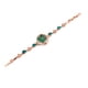 thumbnail image 1 of Pequeño reloj verde, sencillo y hermoso, reloj de pulsera para mujer, reloj de regalo, reloj de jade, 1 of 5