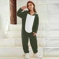thumbnail image 2 of Xcmzpl Onesie Christmas Family Matching Pajamas Kids PJs Hooded Girls Boys Novelty One-piece Sleepwear Fuzzy Fleece Loungewear 2-13Y, 2 of 6