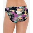 thumbnail image 2 of Salt + Cove Junior's Midnight Bloom Hipster Bikini Bottoms Swimsuit Black Size X-Large, 2 of 3