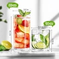 thumbnail image 4 of Juego de 8 vasos de plástico Meolibour sin BPA, 4 of 7