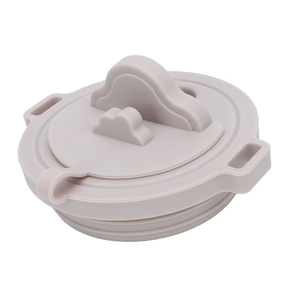 Silicone Tumbler Lid, Silicone Tumbler Tray 40oz Makeup Mirror  for Cup Khaki