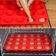 thumbnail image 3 of 1pc, Silicone Muffin Pan Mini 24 Cups Cupcake Pan, Nonstick Free Silicone Baking Pan, Cupcakes And Mini Cakes Mold, Great For Making Muffin Cakes, Tar, 3 of 5