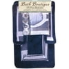 Home Dynamix Bath Boutique Shower Curtain and Bath Rug Set: 302-300 Navy Blue: 15 Piece Bath Set