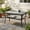 Black, variant on POCASSY Wicker Outdoor Coffee Table, 19.7"*37.8" Tempered Glss Top Brown Rattan Outdoor Coffee Table with 2-Layer Storage Furniture Tables for Garden,Porch,Backyard