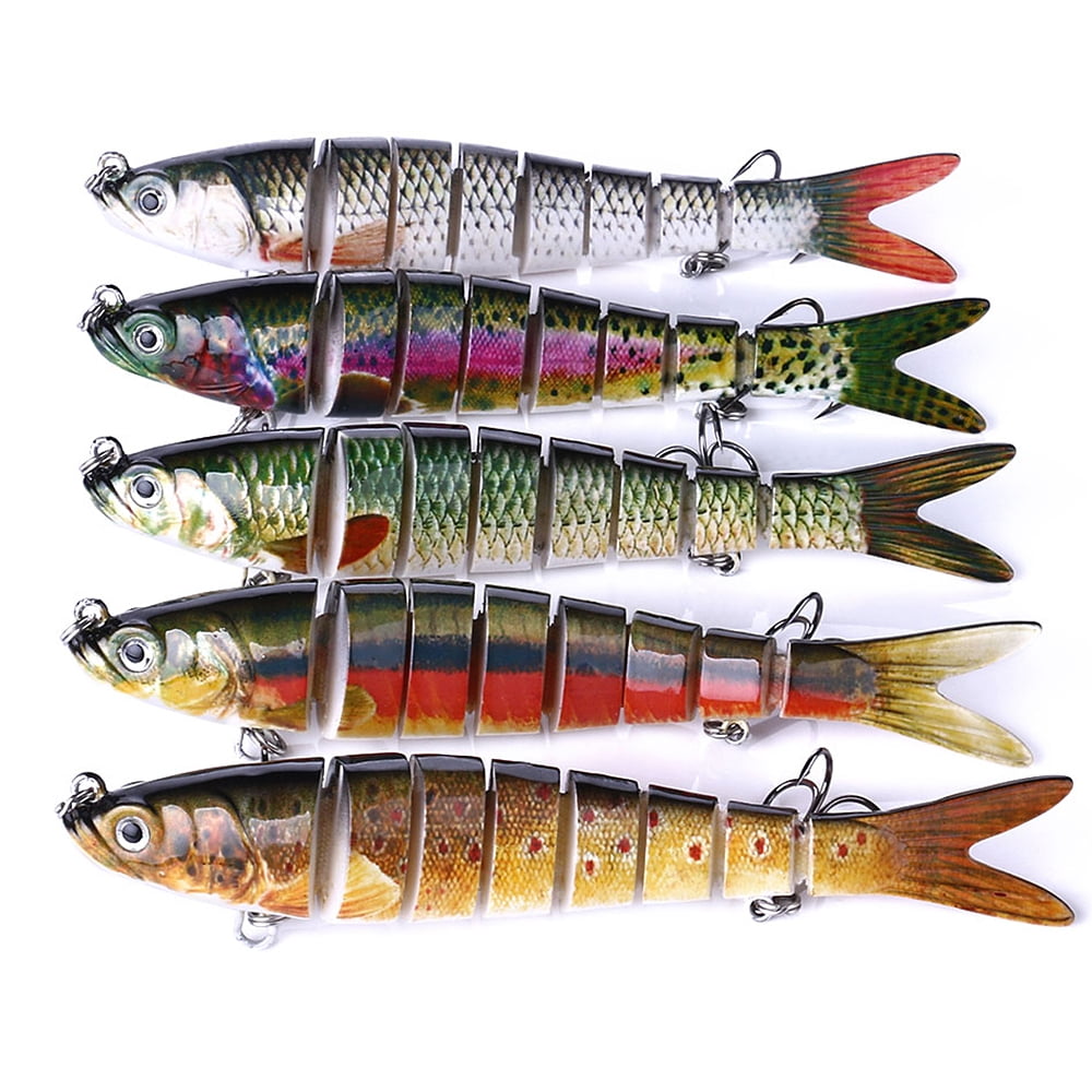 5.4 Inch / 13.7cm 27g Multi Jointed 8 Segment Fishing Lure Swimbaits