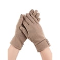 thumbnail image 2 of Spencer Women's Touchscreen Gloves, Winter Warm Thermal Soft Lined Thick Texting Gloves Windproof Driving Gloves for Ladies "Khaki", 2 of 7