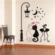 thumbnail image 1 of Irfora Decoración de habitación de parejas lindos gatos historieta pared pegatina niños Irfora pegatina de pared, 1 of 7