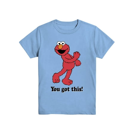 Sesame Street You Got This, Boys Graphic Crew Neck Short Sleeve T-Shirt, Sizes XS-3X (Little Boys & Big Boys)